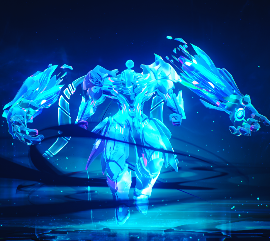 Fallacy of No Return boss glowing with energy in Hologram VI challenge of Wuthering Waves