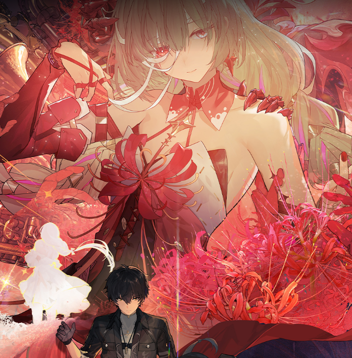 Phlorova and Rover artwork from Wuthering Waves 2.5 update banner