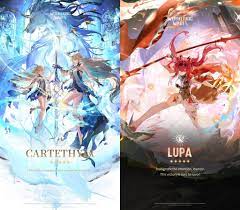 Wuthering Waves 2.4 banners featuring Cartethyia with Aero element and Lupa with Fusion element