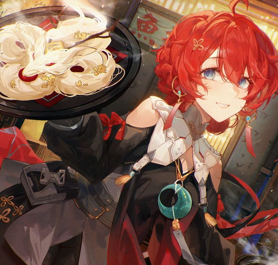 Danjin artwork thumbnail from Wuthering Waves featuring her elegant red design and Havoc energy aura.