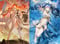 Side-by-side official illustrations of Augusta and Iuno from Wuthering Waves, featured in the gameplay video leak for the upcoming update.