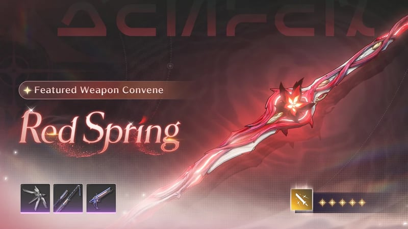 Red Spring best weapon for Camellya  in Wuthering Waves