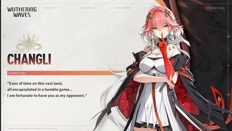 Changli character sheet in Wuthering Waves build guide