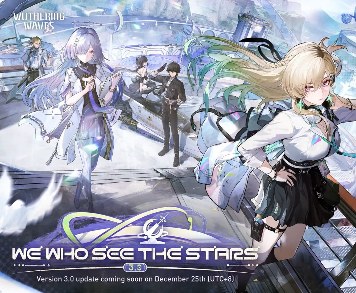 Wuthering Waves 3.0 We Who See The Stars thumbnail key art