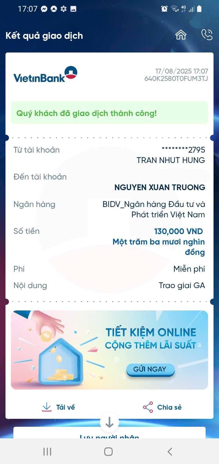 Reward payout successfully completed by WWPlus