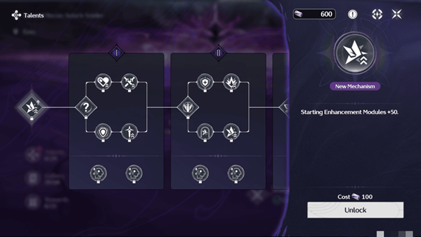 Completing Stages will reward materials used to upgrade individual skills.