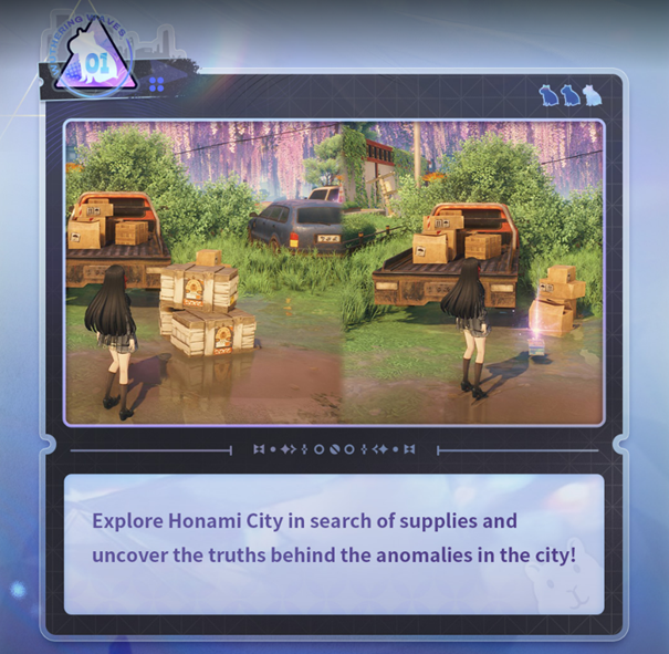 A brief gameplay preview of the event: gathering supplies.