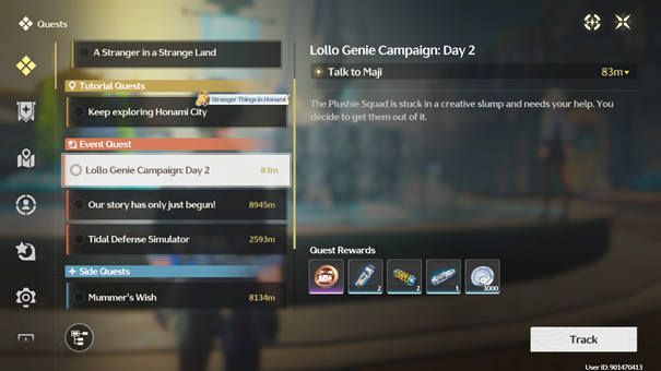 Complete the assigned missions to claim your rewards.