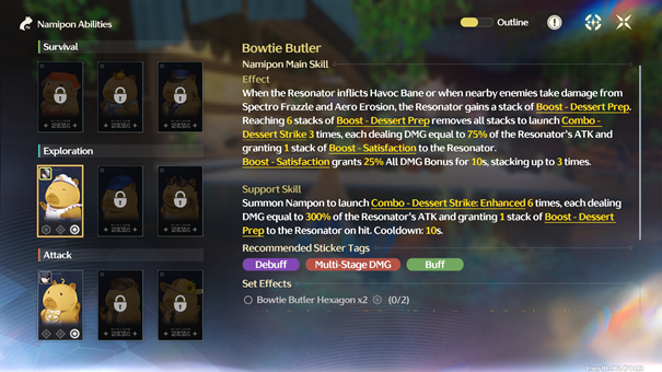 The effects provided by Namipon.