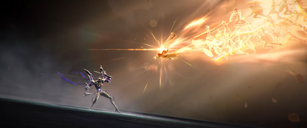 Augusta with her ultimate skill, puts an end to the False Sovereign life
