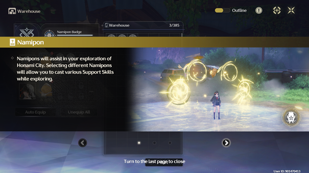 The effects provided by Namipon.