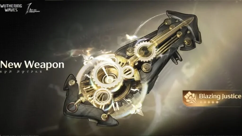 Blazing Justice best weapon for Zani in Wuthering Waves