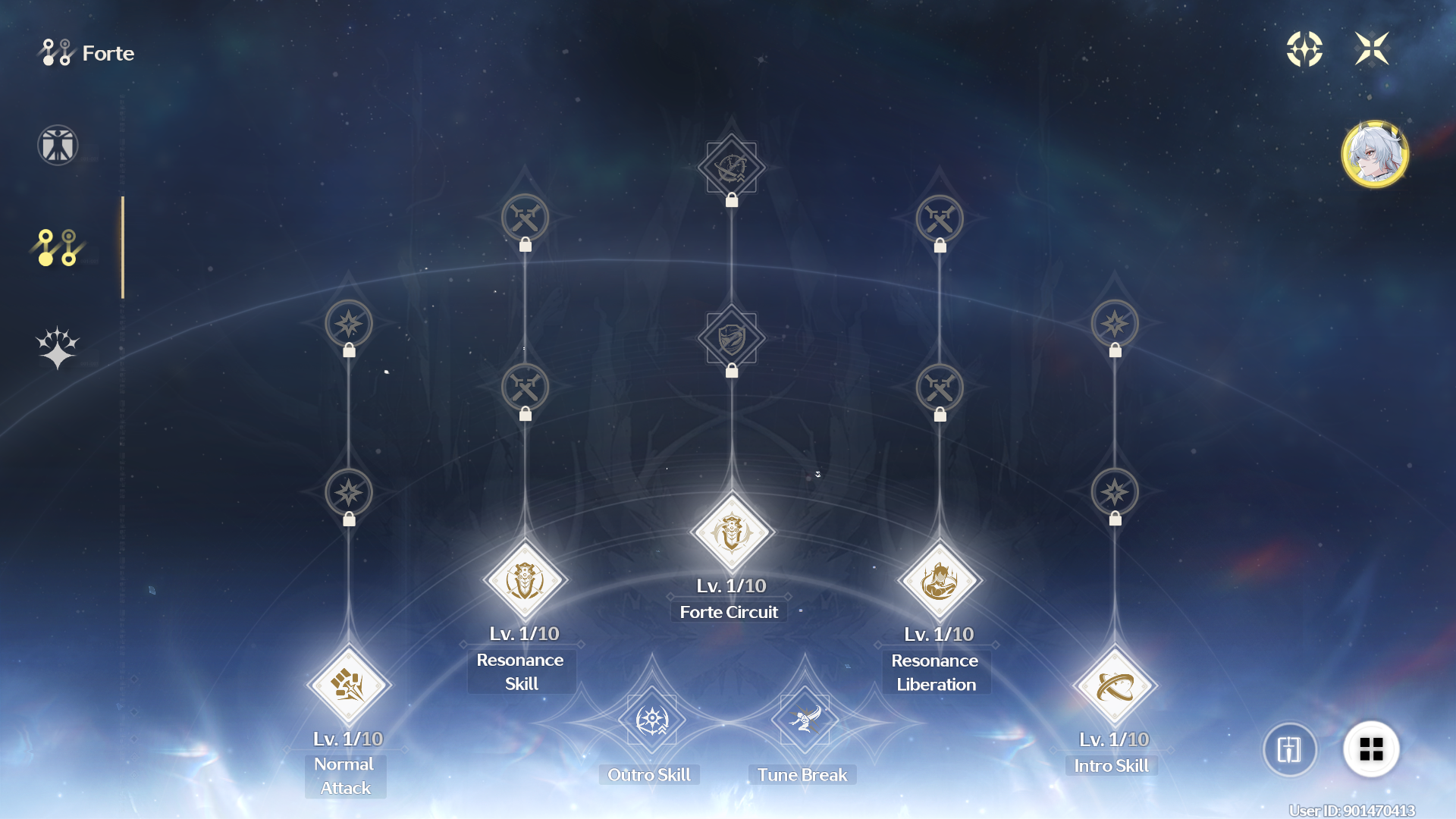 Zani skill tree in Wuthering Waves