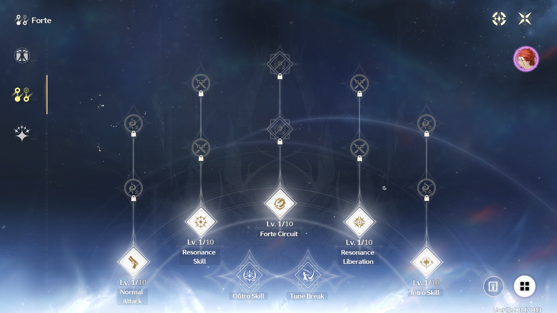 Mortefi skill tree in Wuthering Waves