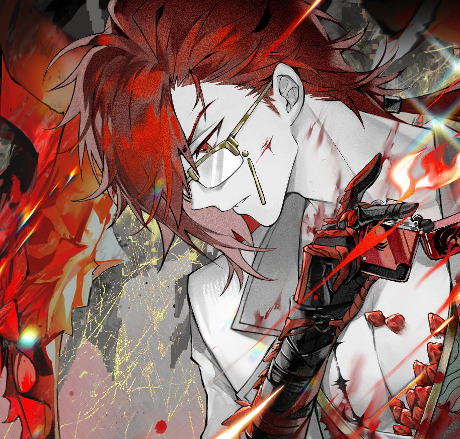 Mortefi artwork thumbnail from Wuthering Waves featuring his elegant red design and Fusion energy aura.