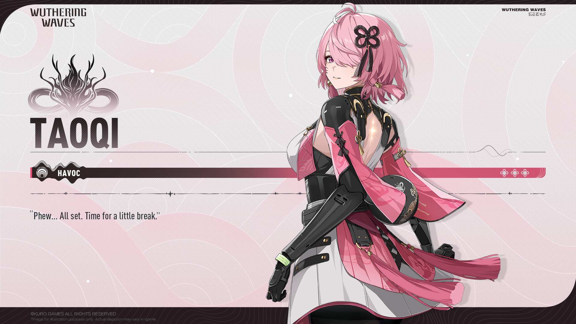 Taoqicharacter sheet in Wuthering Waves build guide