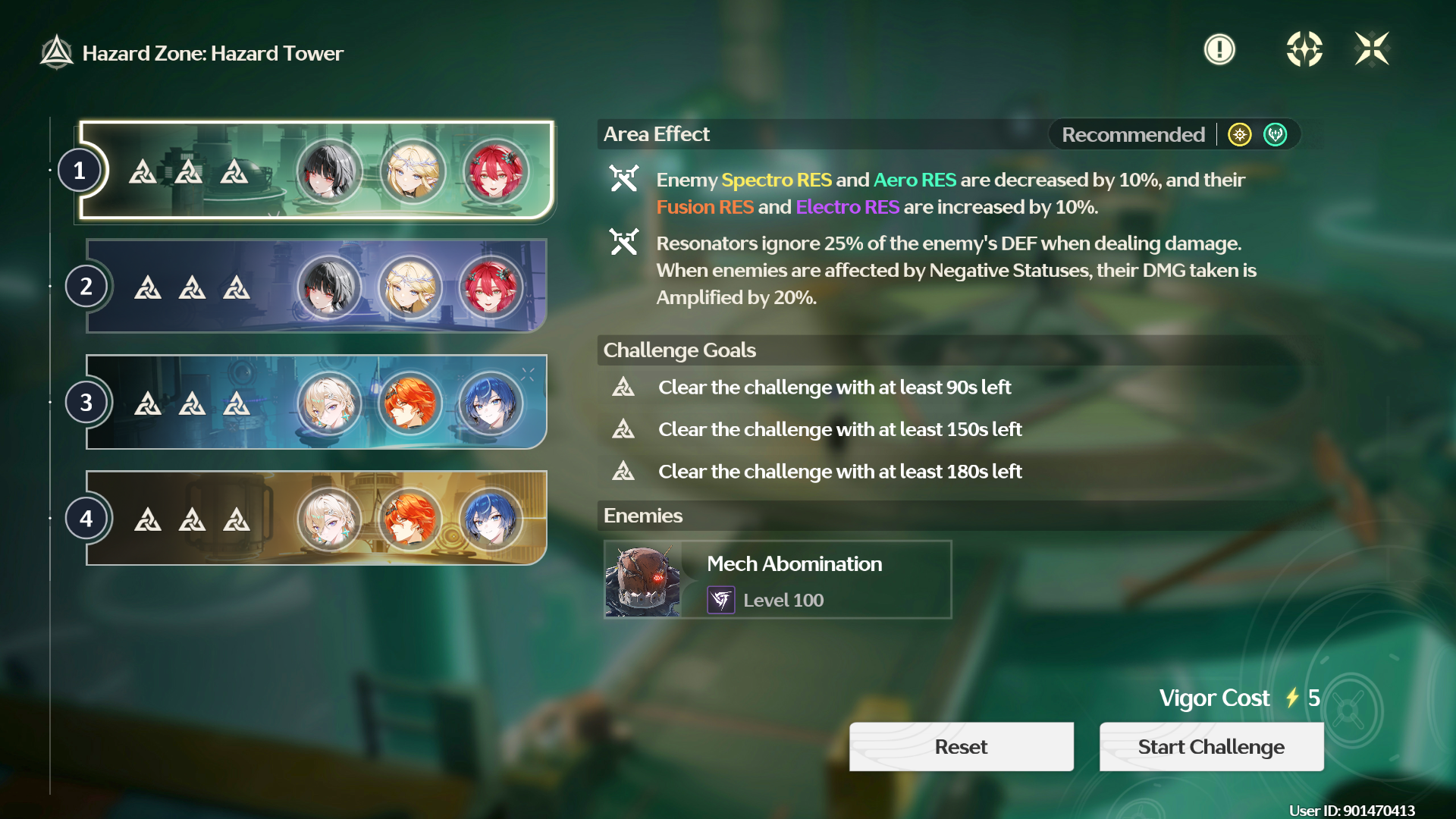 Hazard  Tower in Tower of Adversity Season 30