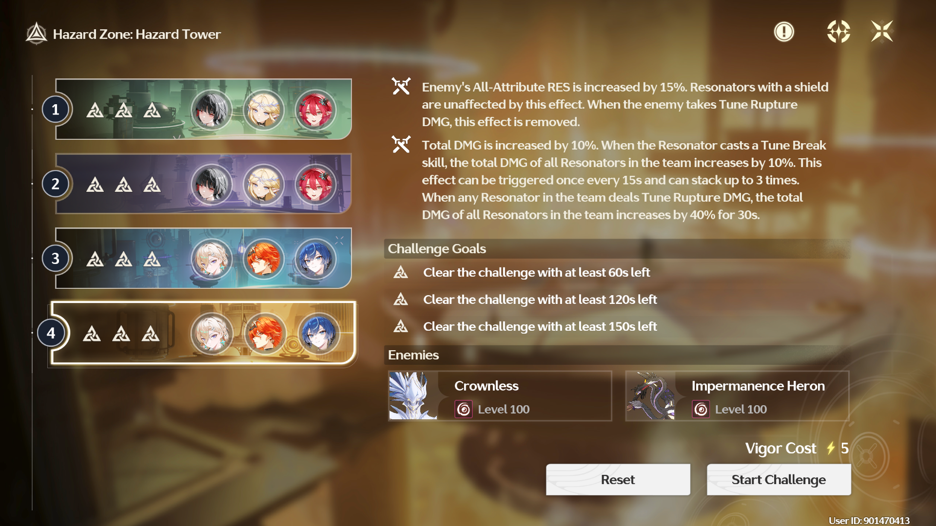 Hazard  Tower in Tower of Adversity Season 30