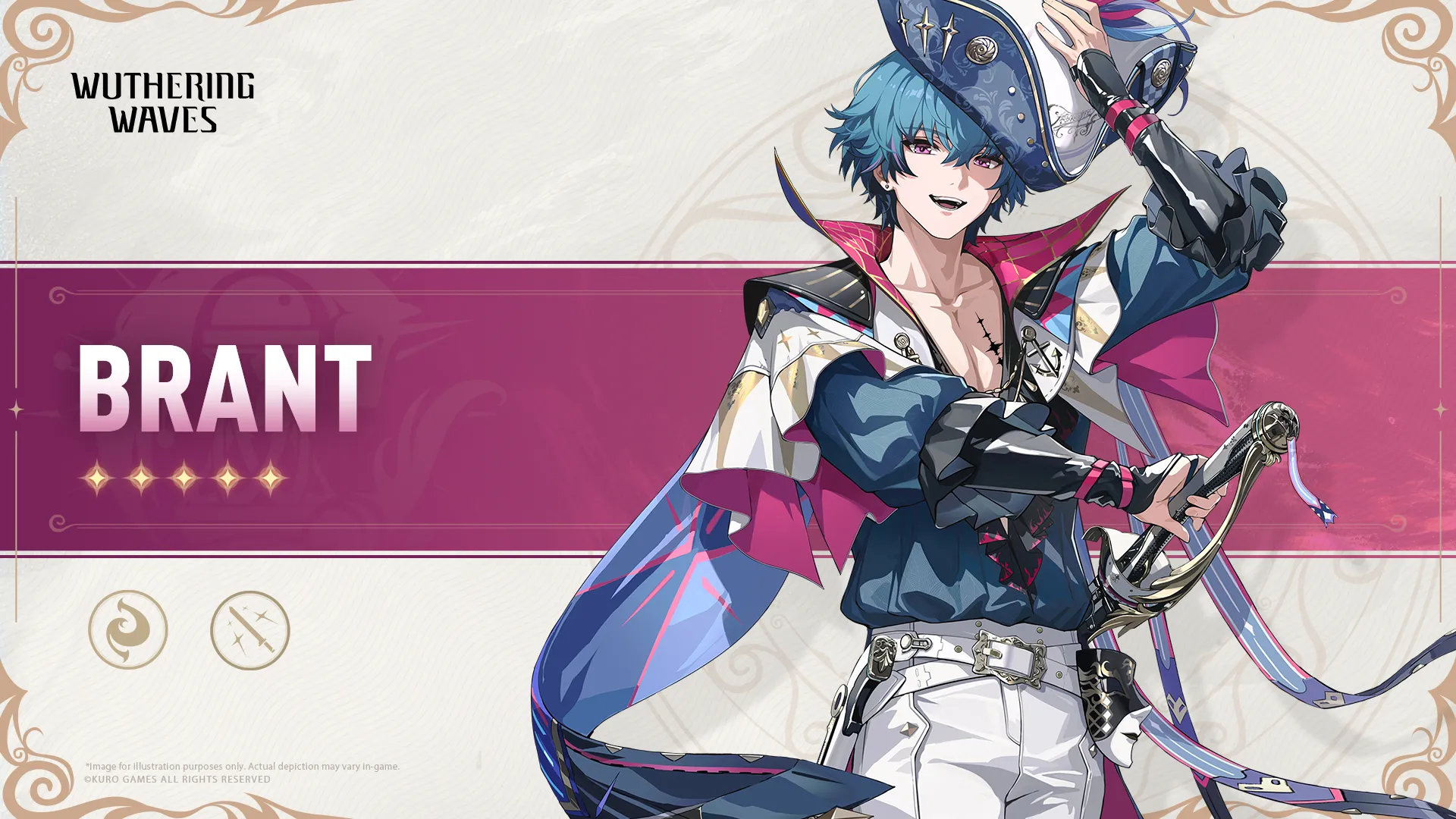 Brant character sheet in Wuthering Waves build guide