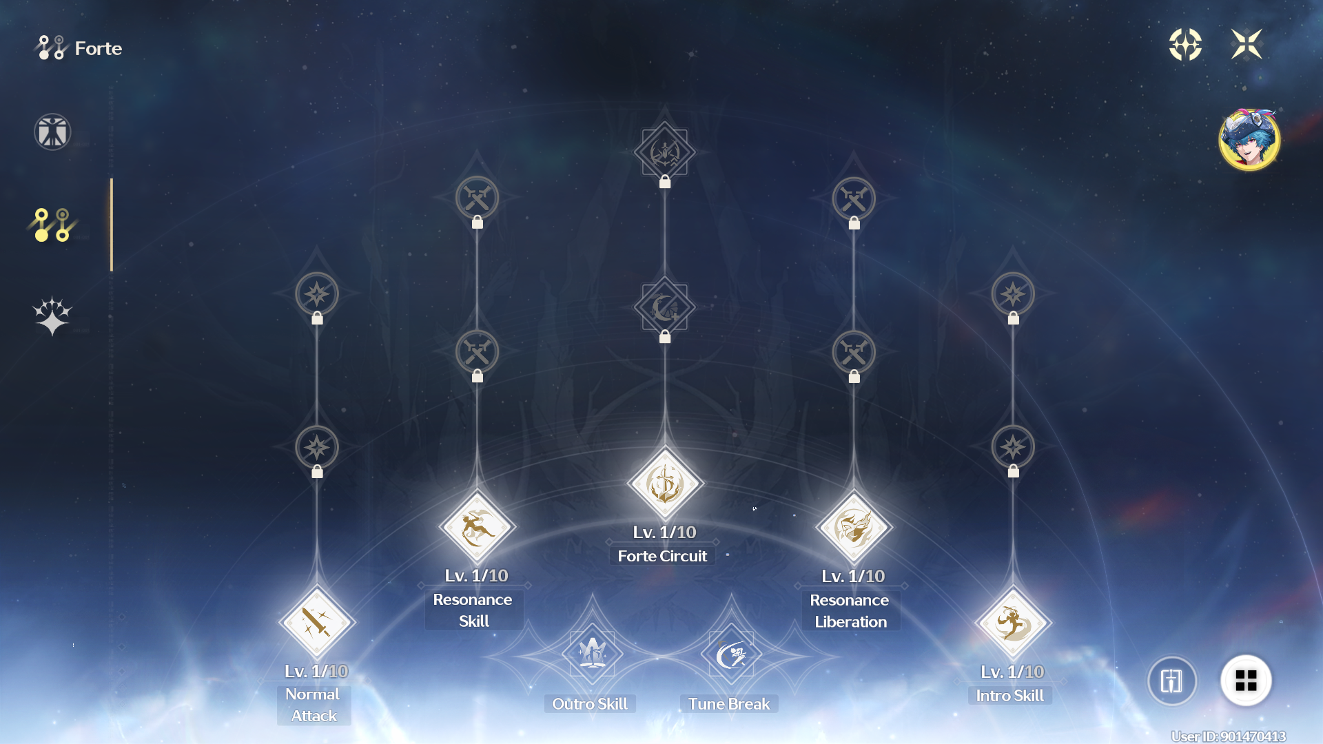 Brant skill tree in Wuthering Waves