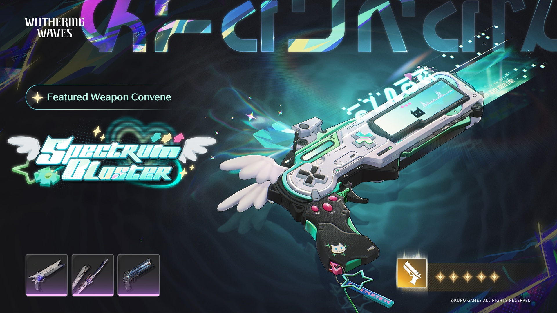 Spectrum Blaster best weapon for Lynae in Wuthering Waves