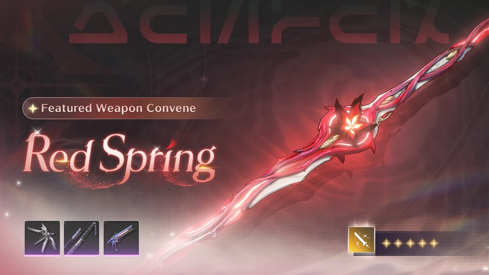 Red Spring best weapon for Camellya  in Wuthering Waves