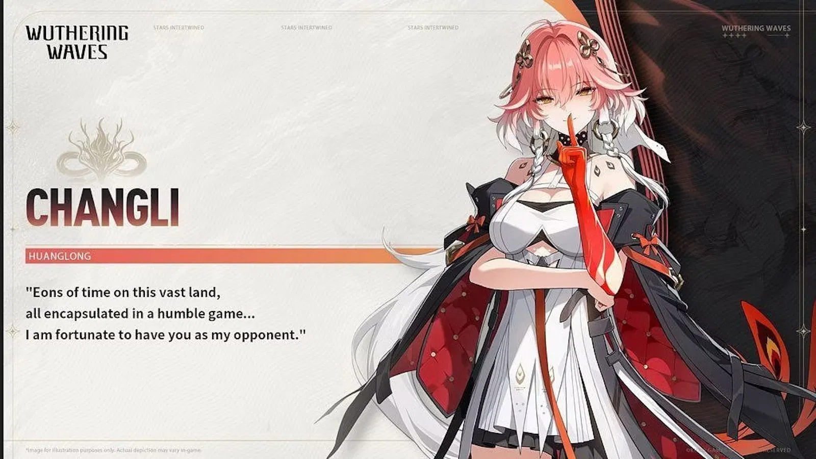 Changli character sheet in Wuthering Waves build guide