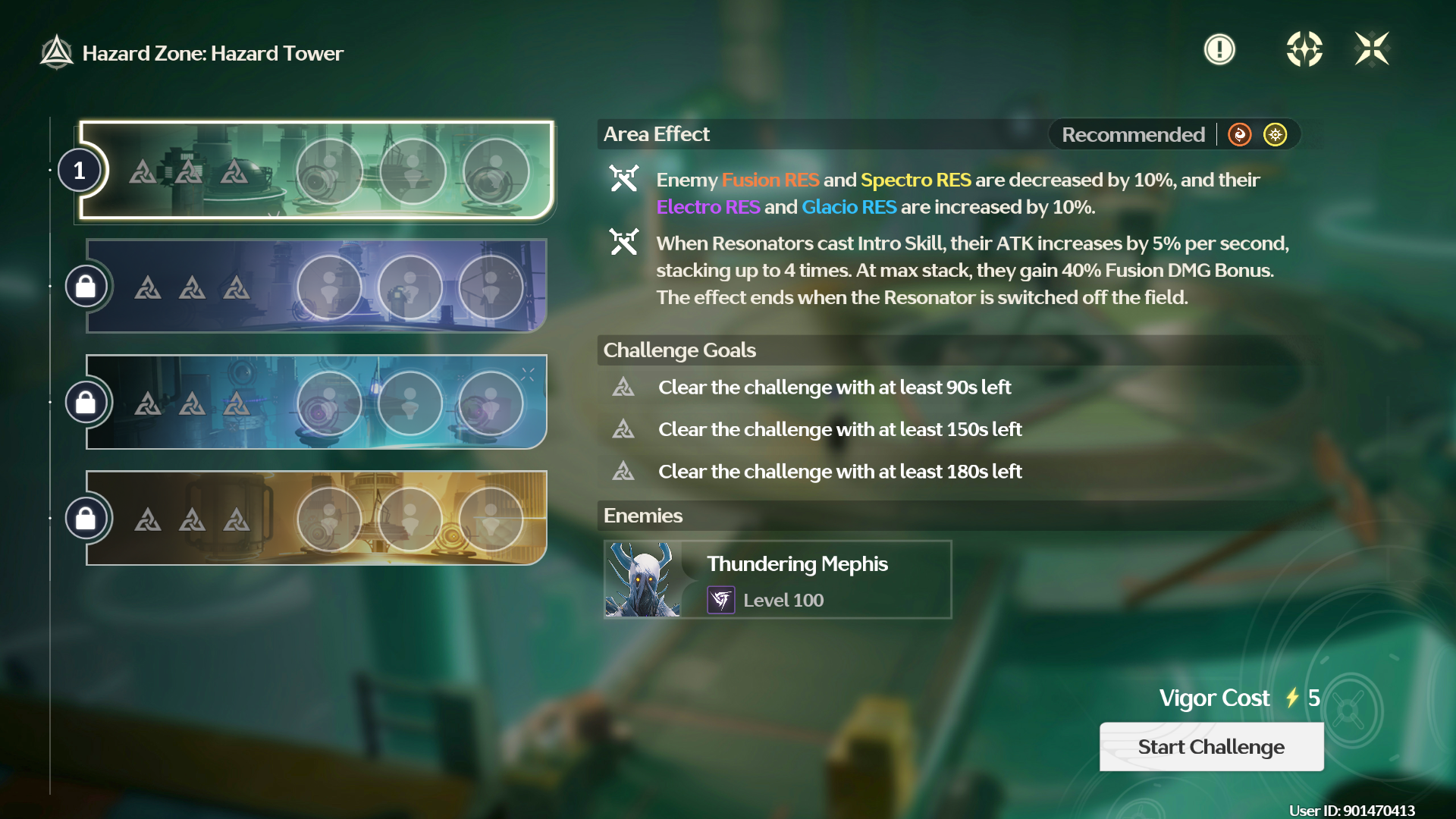 Hazard  Tower in Tower of Adversity Season 31