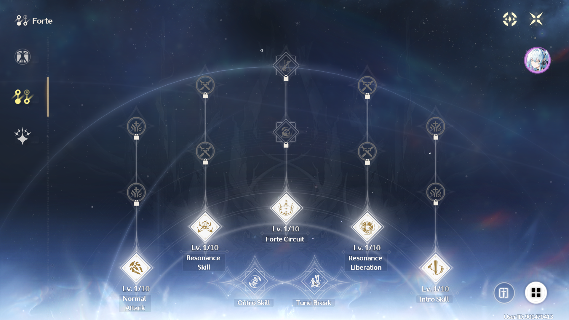 Buling skill tree in Wuthering Waves