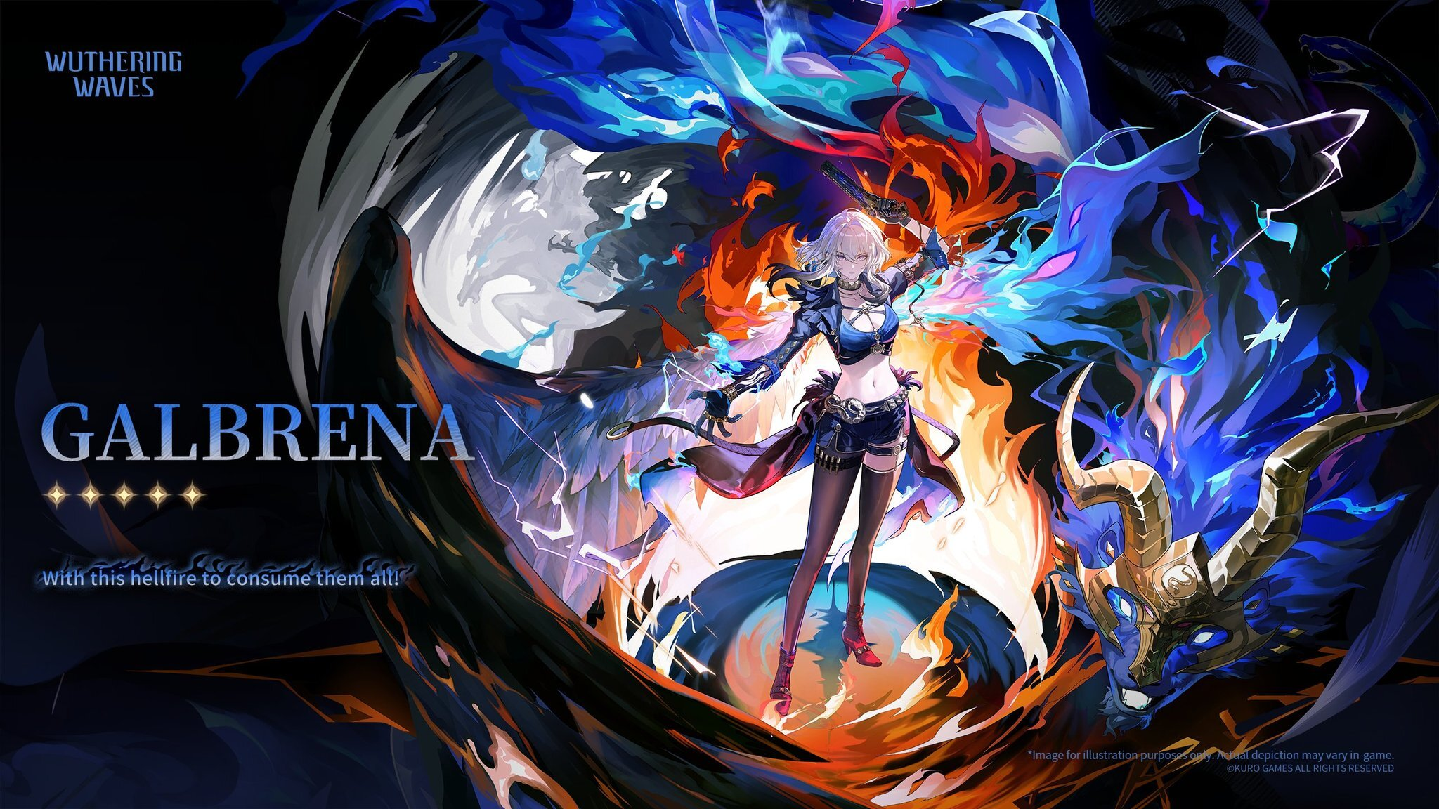 Galbrena official artwork in Wuthering Waves build guide