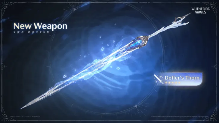 Defier's Thorn best weapon for Cartethyia in Wuthering Waves