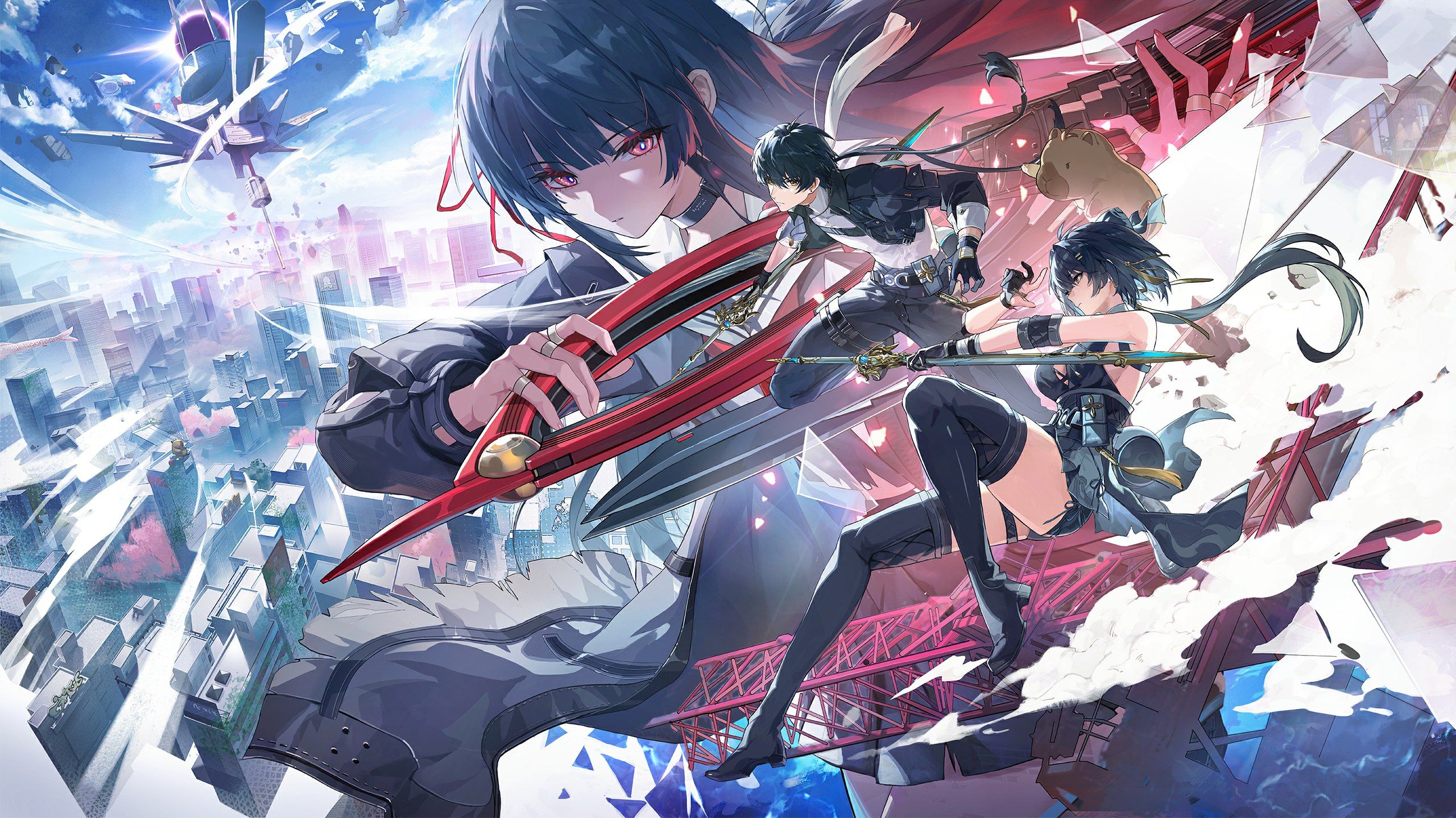 wuthering waves 2.8 main key art featuring