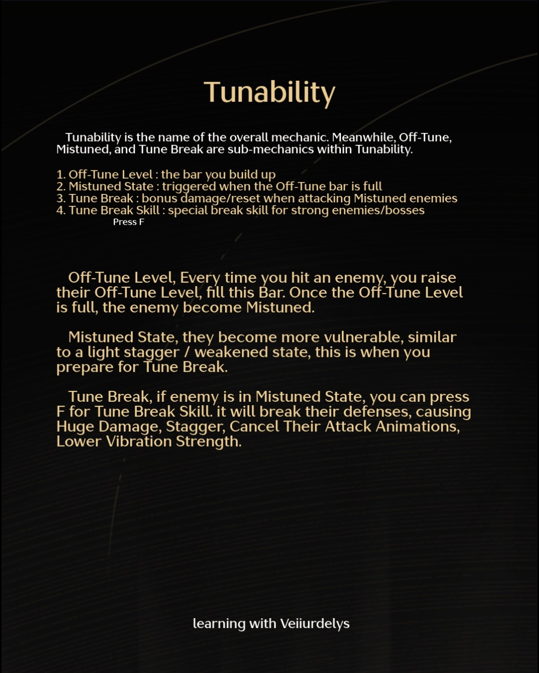 More details about the new mechanic.