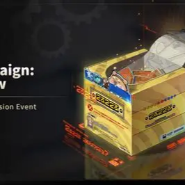 The “Lollo Campaign: Rising Anew” (Featured Commission Event) in Wuthering Waves features a signature Lollo cargo crate popping open to reveal gifts and special commissions, signaling the start of a new campaign cycle.