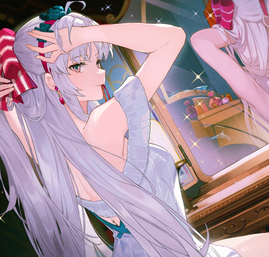 Carlotta artwork thumbnail from Wuthering Waves featuring her elegant red design and Glacio energy aura.